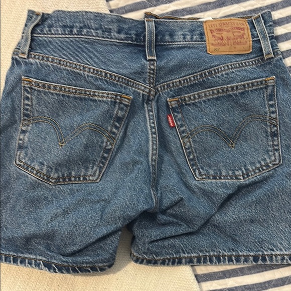 Levi's Blue Jean Shorts for Women - Picture 2 of 3